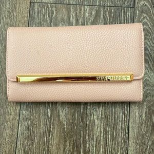 Steve Madden Wallet, Tan & Gold